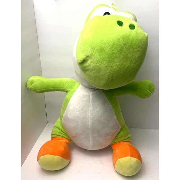 Super Mario Green Yoshi TM Nintendo 21” inch Plush Stuffed Doll Toy 2022 - Picture 1 of 13